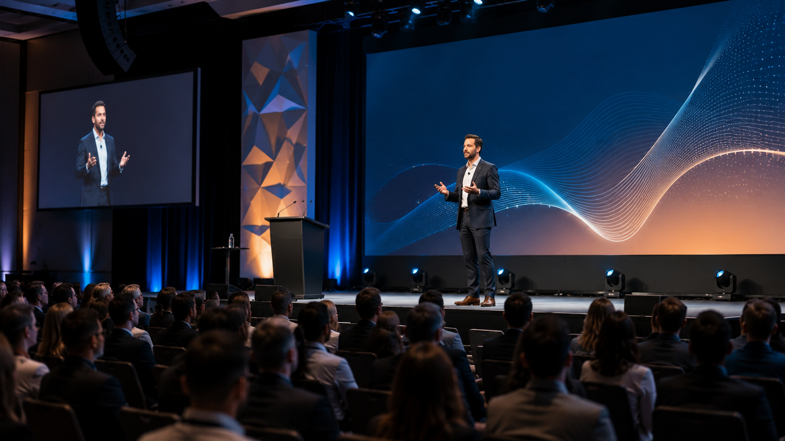 Speaker at professional conference